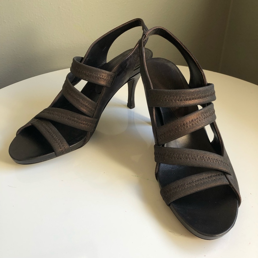 Donald J. Pliner coppery heels